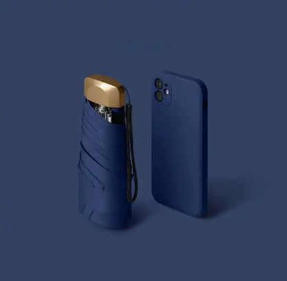 Mini Compact Umbrella – Portable Sun and Rain Shield for Travel