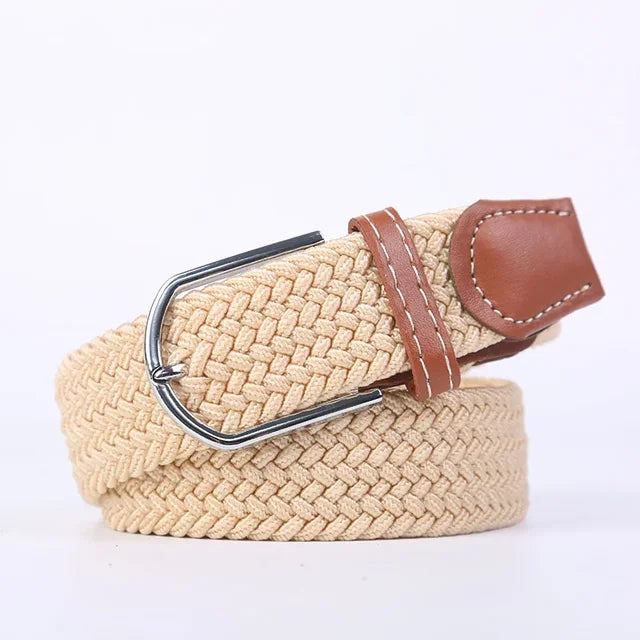 Stretchy Casual Belt Crafted from Elastic Fabric
