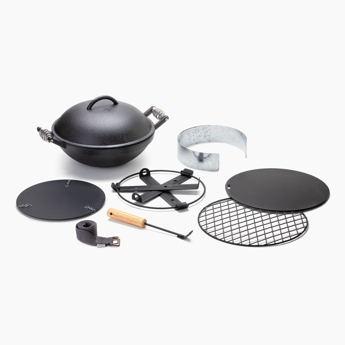 Versatile Cast Iron Outdoor Cooking Station