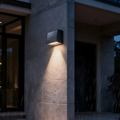 Waterproof Solar LED Wall Lights for Outdoor Use - IP65 Rated