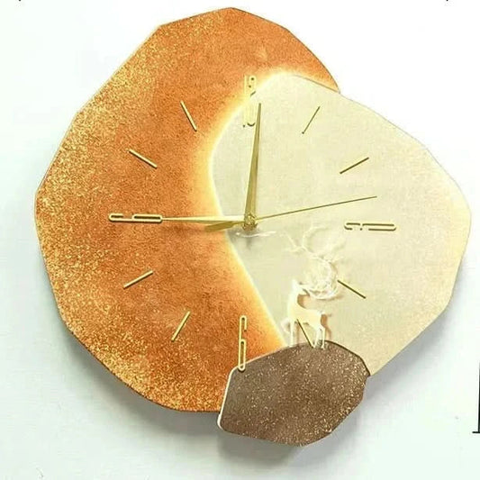 Wooden Modern Wall Clock – Stylish Timepiece for Home Decor