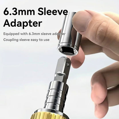 Versatile 14-in-1 Adjustable Ratchet Screwdriver Set