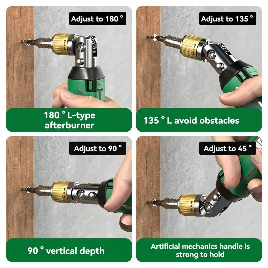 Versatile 14-in-1 Adjustable Ratchet Screwdriver Set