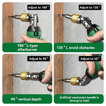 Versatile 14-in-1 Adjustable Ratchet Screwdriver Set