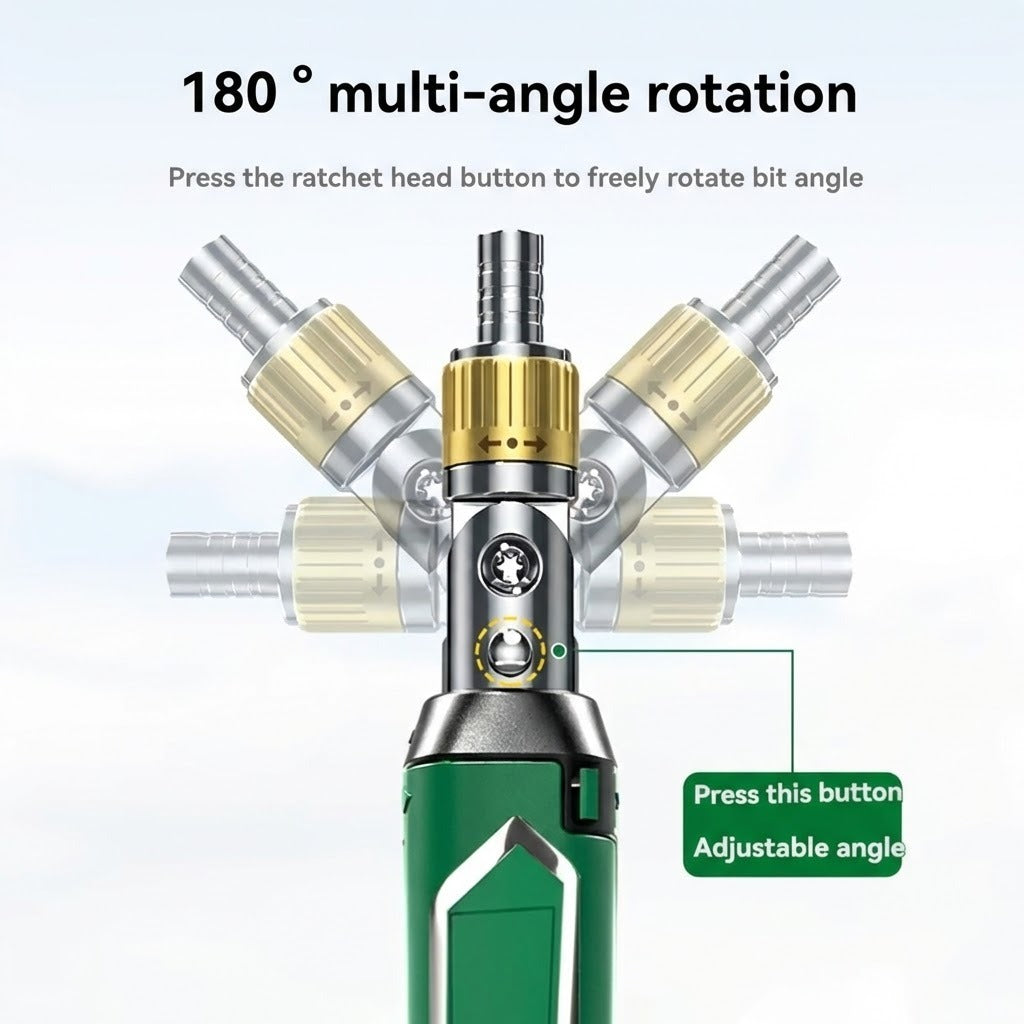 Versatile 14-in-1 Adjustable Ratchet Screwdriver Set