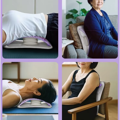 Back and Lumbar Support Air Massage Bed