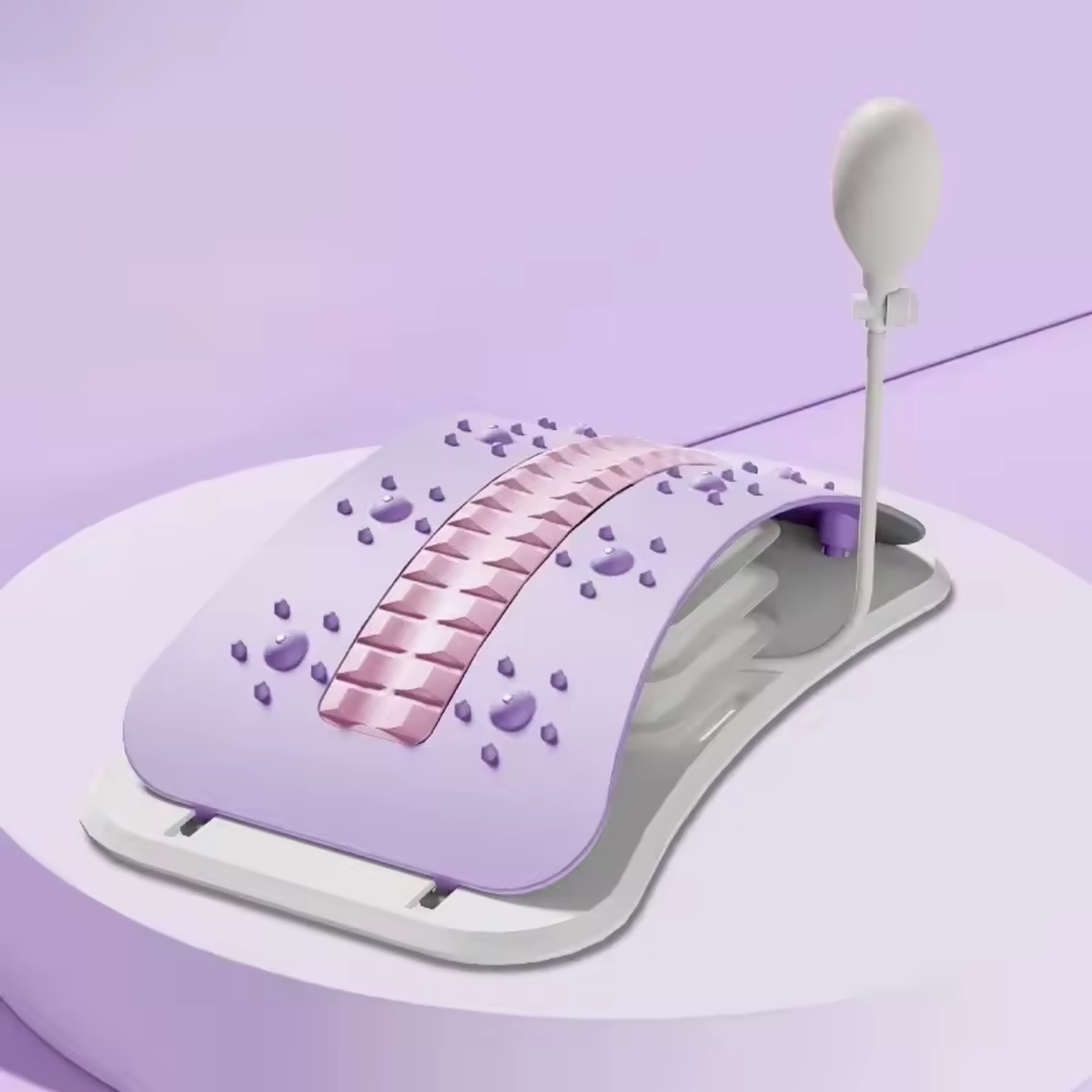 Back and Lumbar Support Air Massage Bed