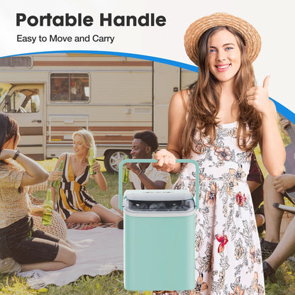Self-Cleaning Compact Ice Maker Machine