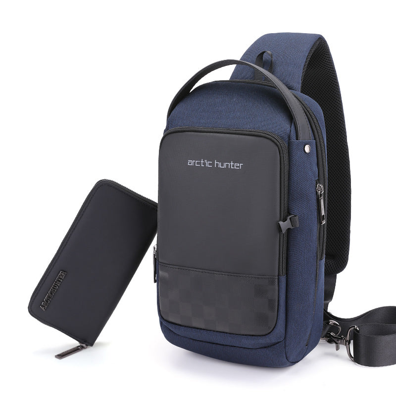 Waterproof Crossbody Shoulder Bag – USB Chest Messenger Tote