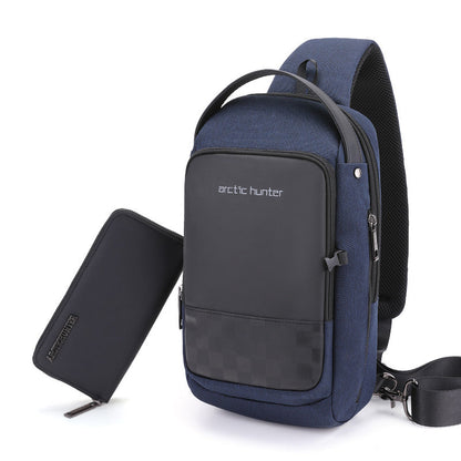 Waterproof Crossbody Shoulder Bag – USB Chest Messenger Tote