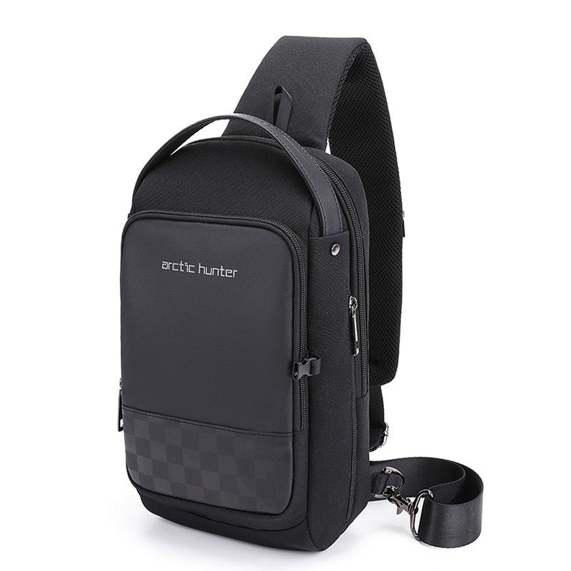 Waterproof Crossbody Shoulder Bag – USB Chest Messenger Tote