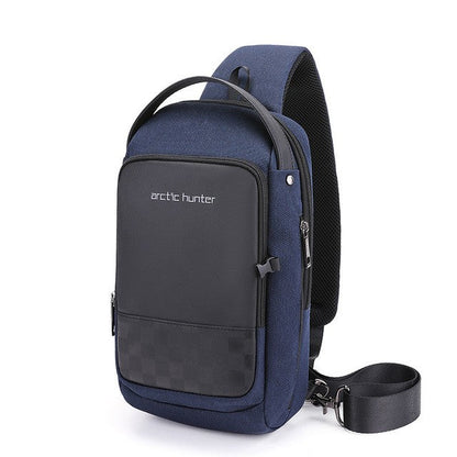 Waterproof Crossbody Shoulder Bag – USB Chest Messenger Tote