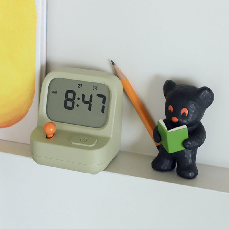 Retro Game Console with Timer and Alarm Function