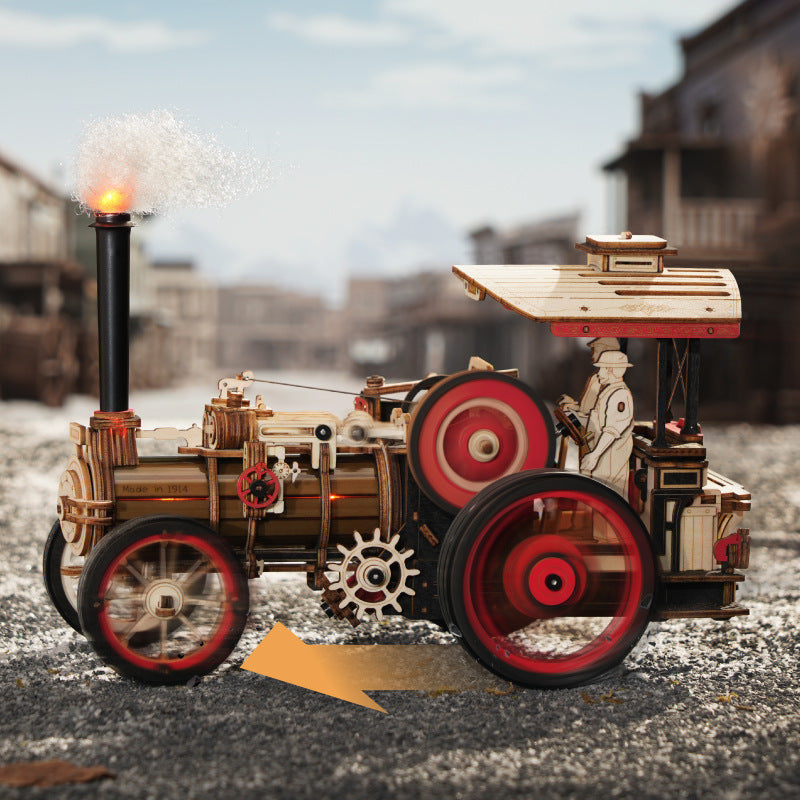 Challenging Assembly Steam Train Model Kit