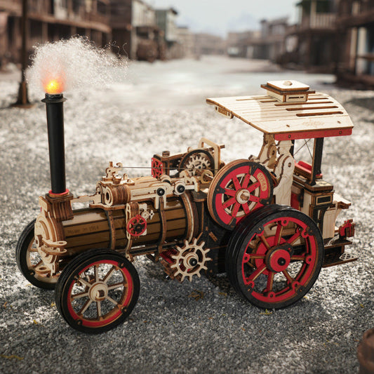 Challenging Assembly Steam Train Model Kit