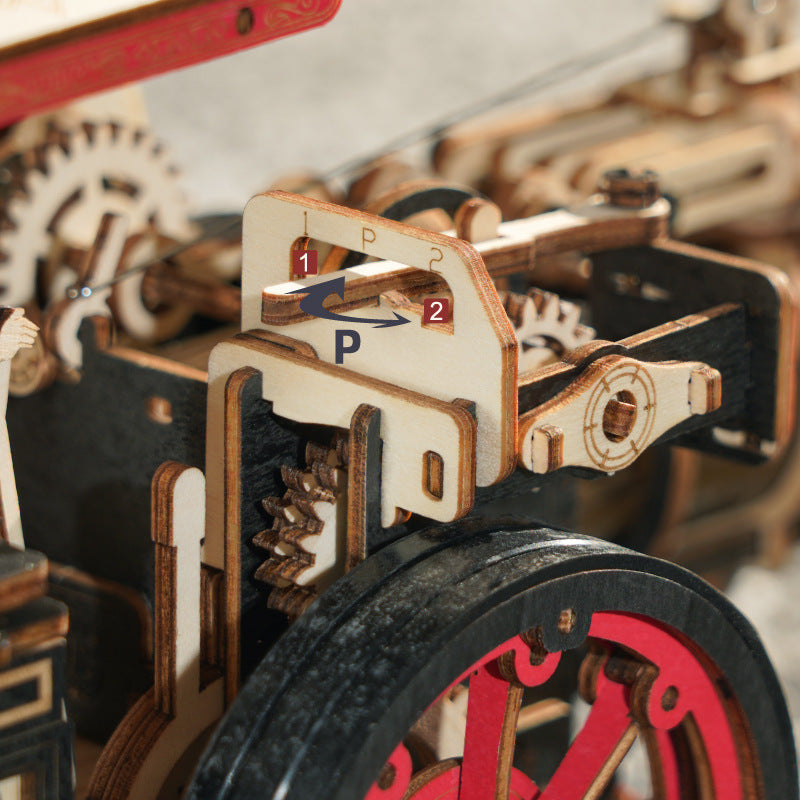 Challenging Assembly Steam Train Model Kit