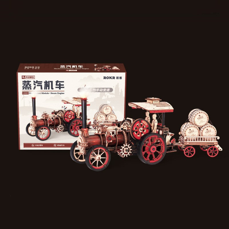 Challenging Assembly Steam Train Model Kit