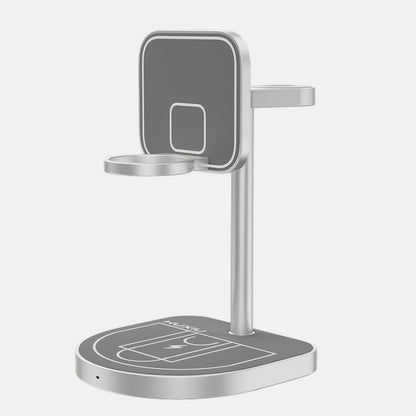 3-in-1 Magnetic Wireless Charger in Basketball Design