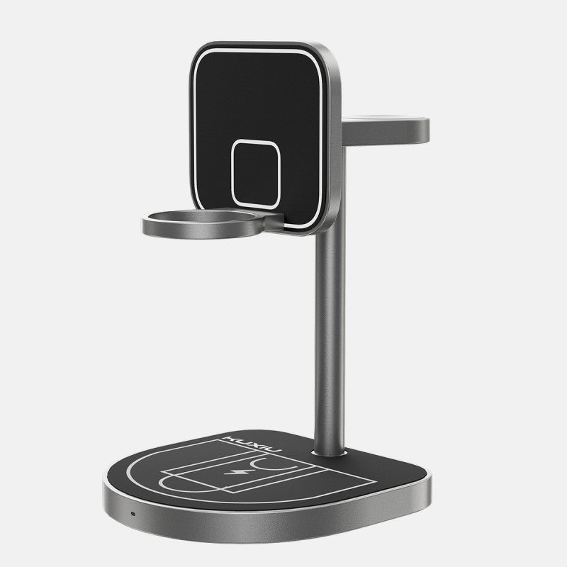 3-in-1 Magnetic Wireless Charger in Basketball Design