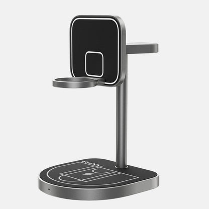 3-in-1 Magnetic Wireless Charger in Basketball Design