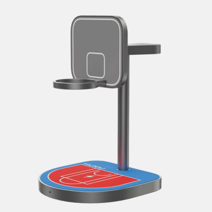 3-in-1 Magnetic Wireless Charger in Basketball Design