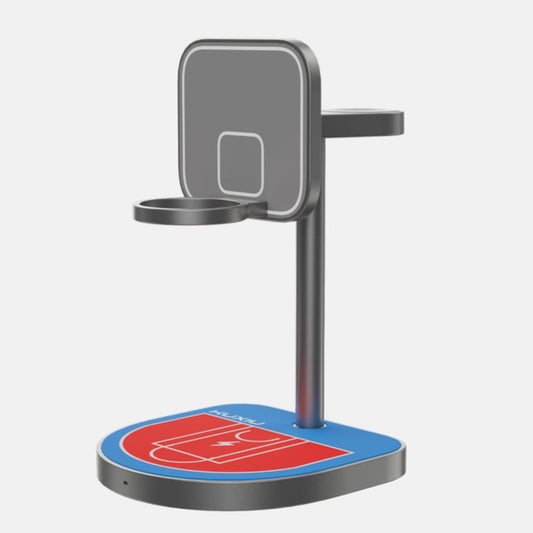 3-in-1 Magnetic Wireless Charger in Basketball Design