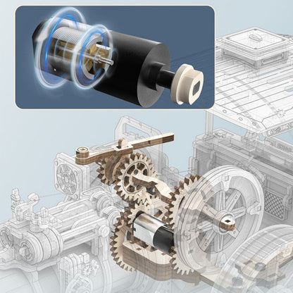 Challenging Assembly Steam Train Model Kit