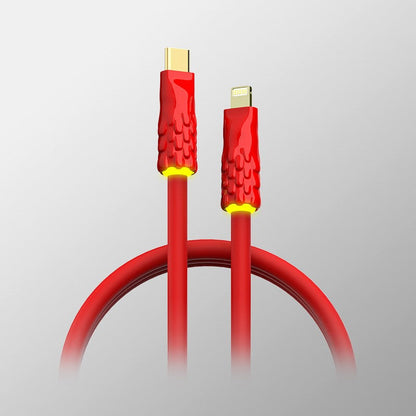 Fast Charging Data Cable with Built-in Breathing Light - Liquid Silicone