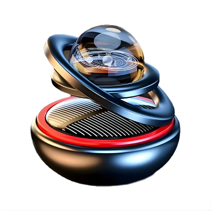 Stylish Crystal Car Air Freshener with Rotating Design