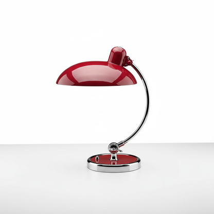 Bauhaus Style Iron Table Lamp with Soft Ambient Lighting