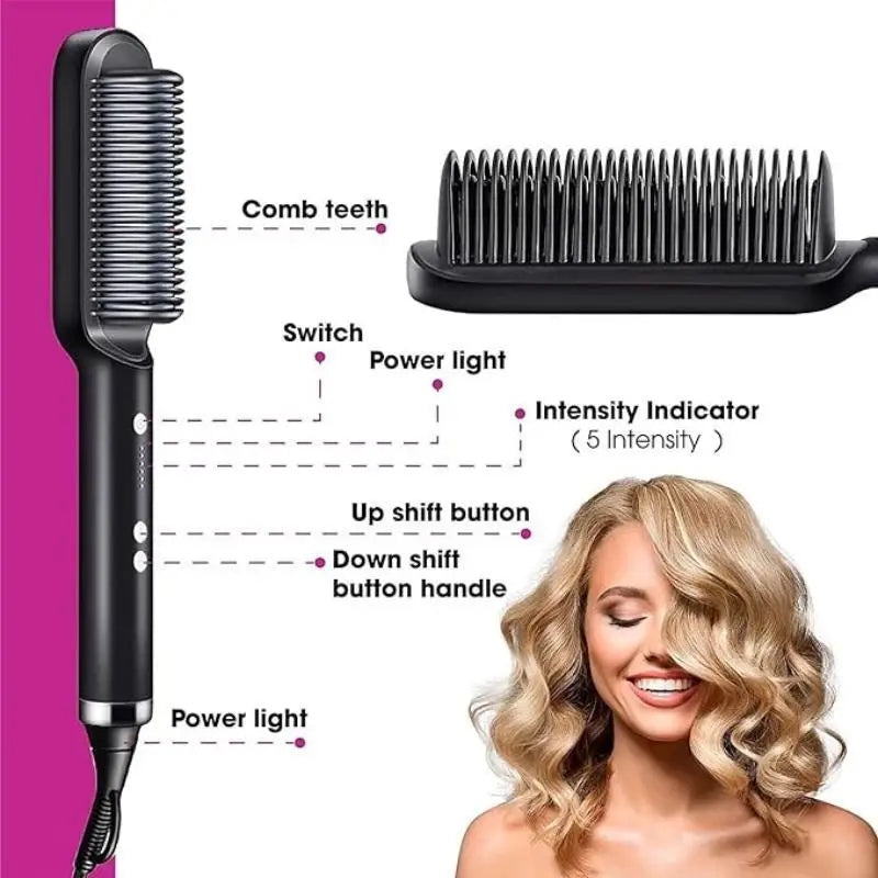 Multifunctional Straightening Comb | Silk Straightener