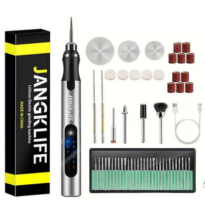Precision Electric Engraving Tool Set with Multiple Tips for DIY Projects