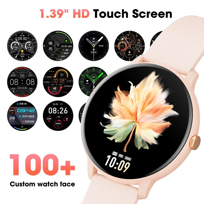 Bluetooth Calling Smartwatch | Heart Rate & Sleep Monitor | 1.39” HD Display | IP67 Waterproof | Works with Android & iOS