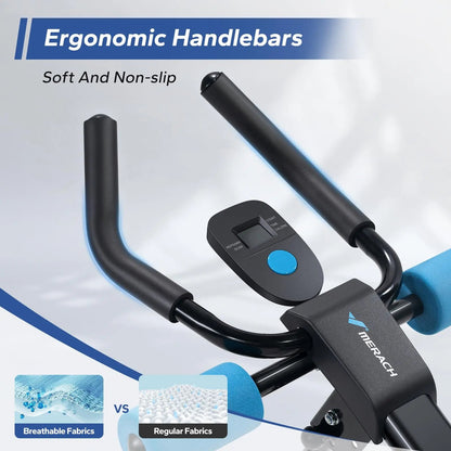 Foldable Core Trainer with LCD Display and Knee Support for Home Gym