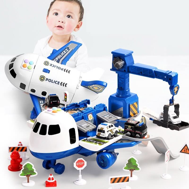 Creative Kids Airplane and Vehicle Playset