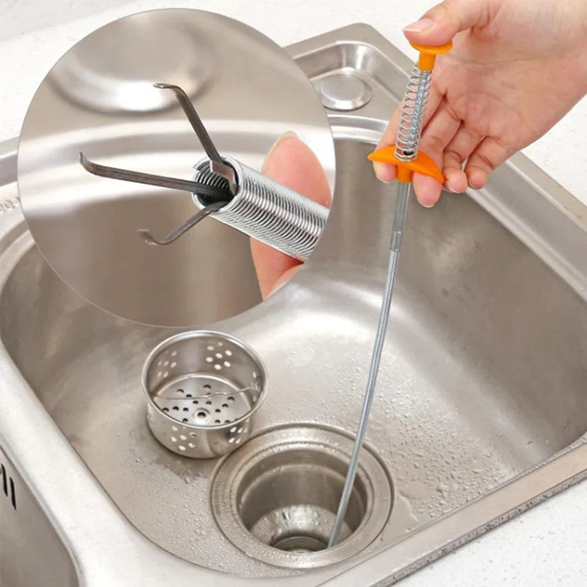 Drain Cleaning Hook | Clear Clogs Effortlessly | PureFlow
