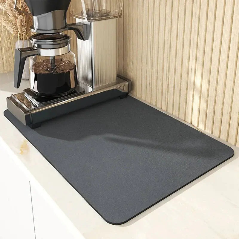 Quick-Dry Kitchen Mat | Effortlessly Absorbs Moisture | Protects Dishes