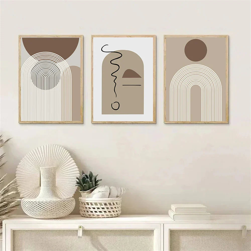 Elegant Minimalist Geometric Canvas Prints for Modern Homes