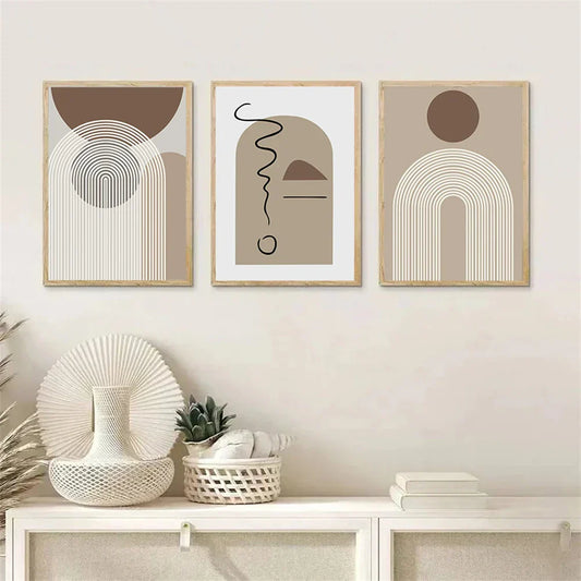 Elegant Minimalist Geometric Canvas Prints for Modern Homes