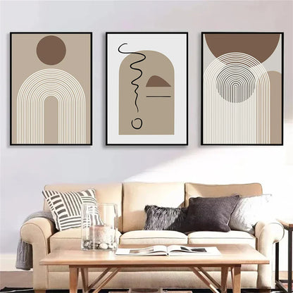 Elegant Minimalist Geometric Canvas Prints for Modern Homes