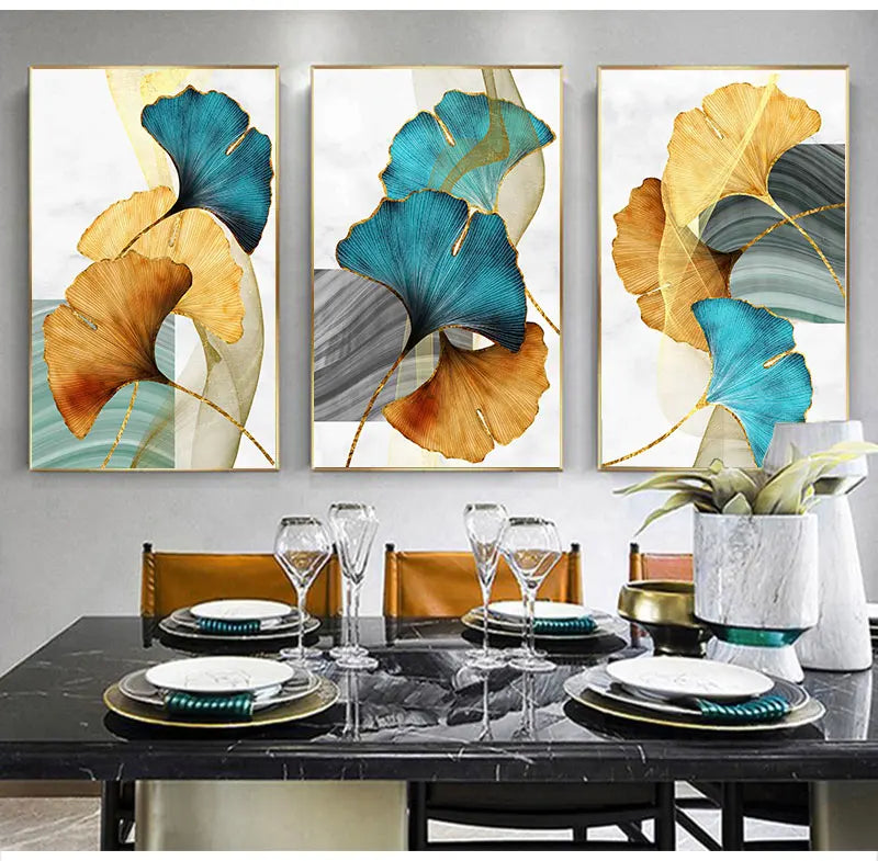 Vibrant Botanical Canvas Prints for Elegant Home Spaces