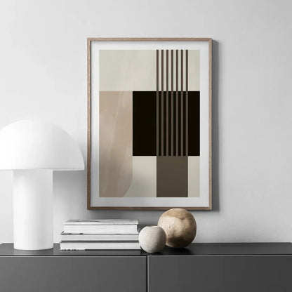 Stylish Geometric Abstract Canvas Art for Modern Interiors