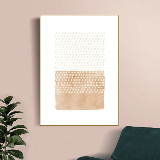 Contemporary Scandinavian Dot Art Canvas Prints for Modern Spaces