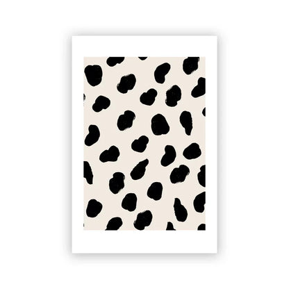 Contemporary Scandinavian Dot Art Canvas Prints for Modern Spaces