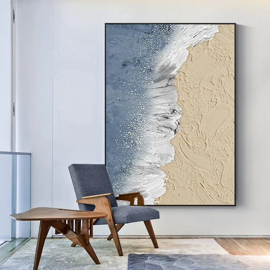 Coastal Serenity Canvas Art - Stunning Ocean Wave Print