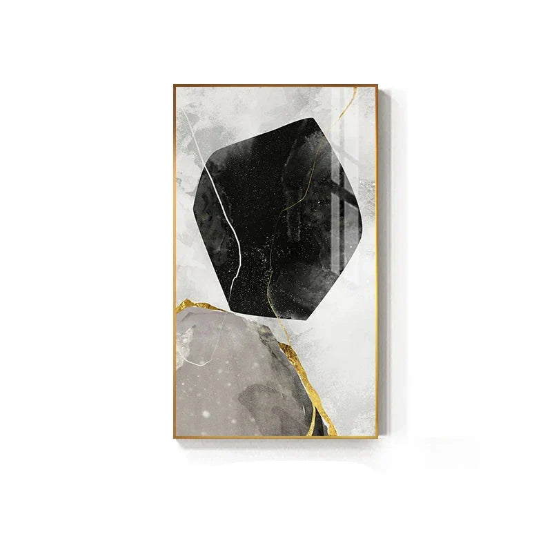 Tranquil Stone Harmony Canvas Art for Modern Spaces