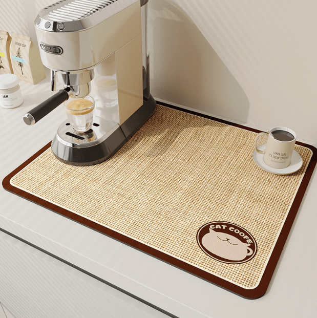 Quick-Dry Kitchen Mat | Super Absorbent Diatomite Surface Saver