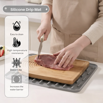 Quick-Dry Silicone Mat | Heat-Resistant, Non-Slip Design