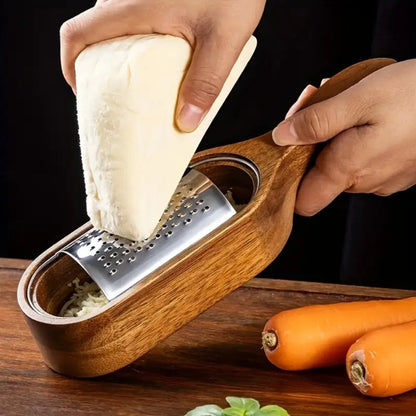 Cheese Grater with Wooden Handle