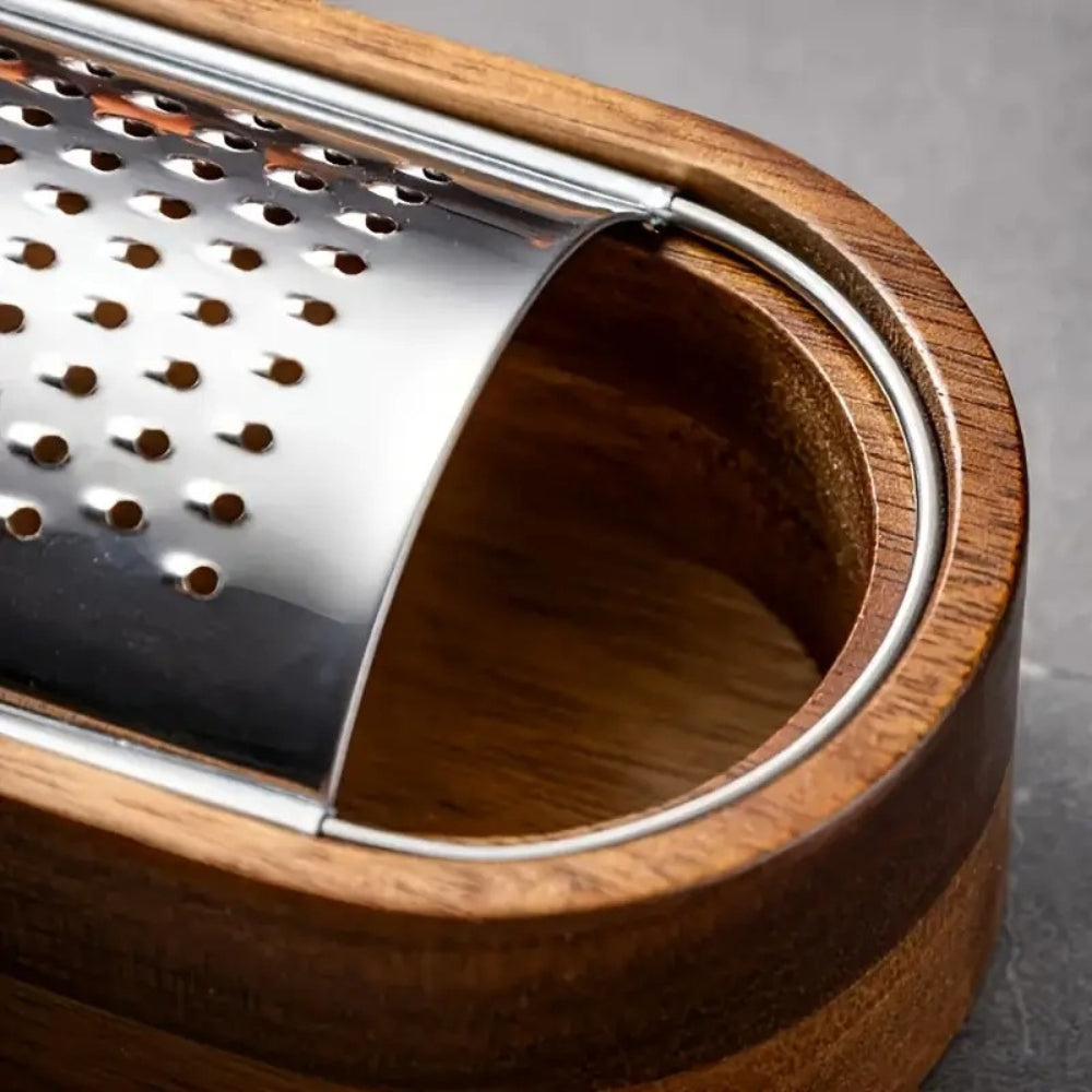 Classic Comfort Cheese Shredder with Wooden Handle